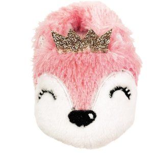 Wonder Nation Infant Baby Girls Pre-walker Princess Fox Slippers Size 5  NWT
